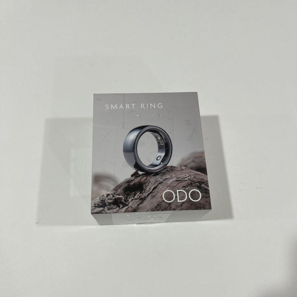 ODO smart ring, black, size 9